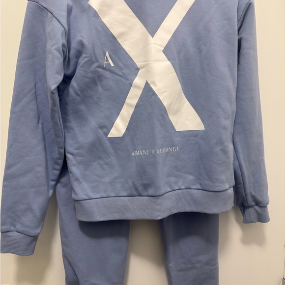 Armani Exchange Light Blue Set with White Logo - Picture 1 of 6
